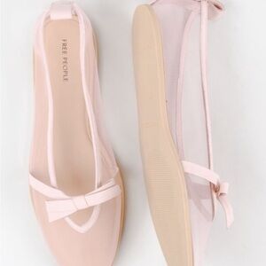 Free People Blush Ballet Flats
